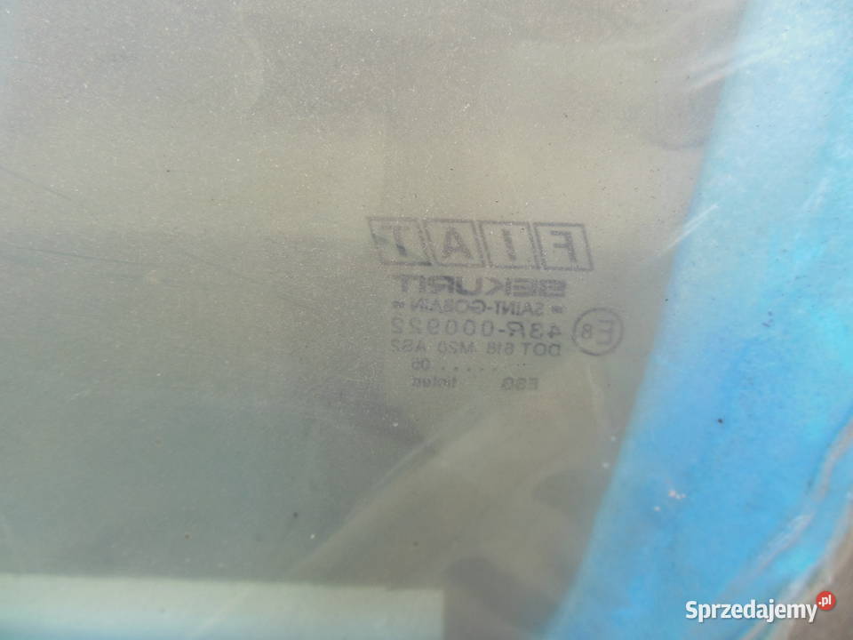 7640403 7677697 SZYBA BOCZNA FIAT SEICENTO śląskie