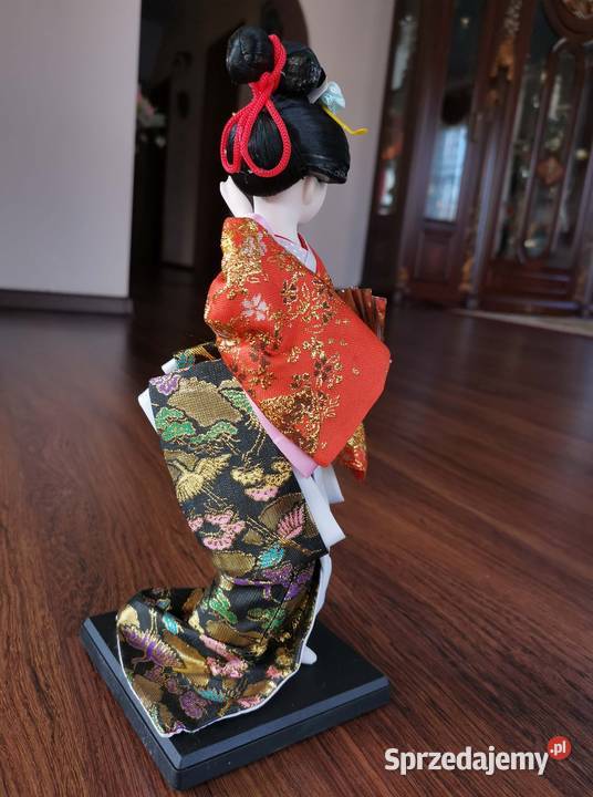 Japońska lalka figurka Geisza Figurki i rzeźby Lędziny