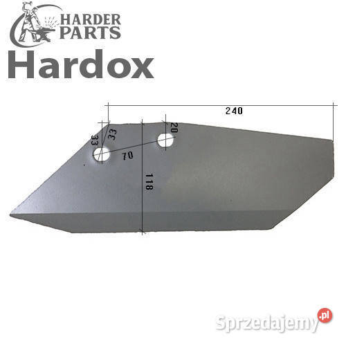 Lemiesz HARDOX 96650021 części do grubera podlaskie