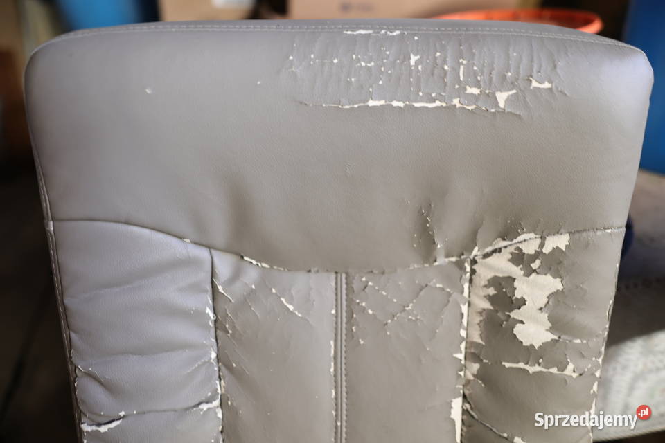 Fotel obrotowy skórzany do naprawy Stąporków