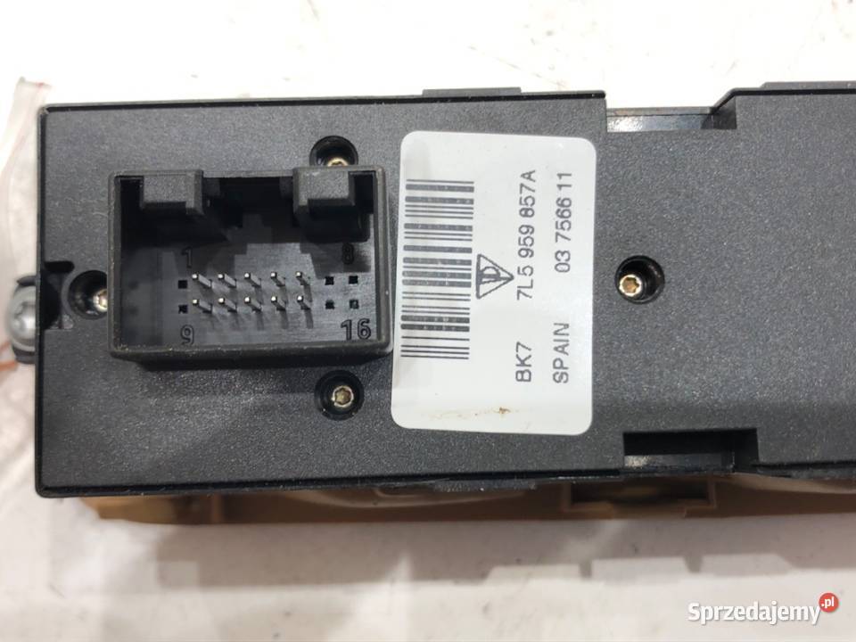 PRZEŁĄCZNIK SZYB PORSCHE CAYENNE 7L5959857A 0210