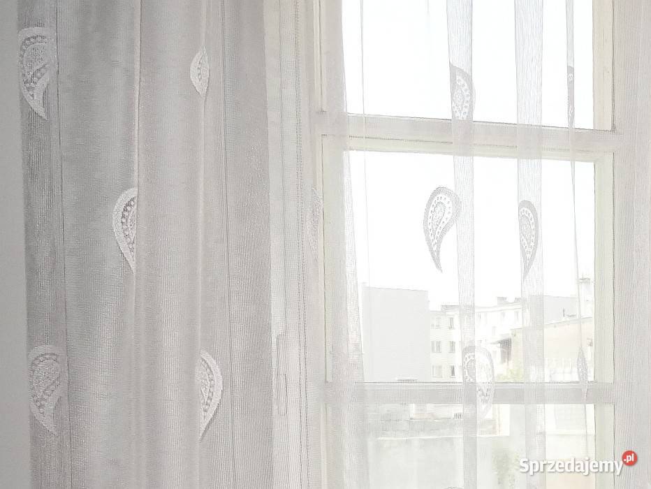 Firanka pokojowa motyw w łezki szerokość 340 m Gliwice
