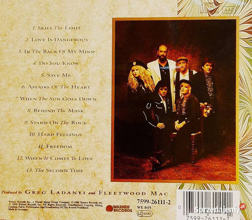 Album CD Kultowego Zespołu FLEETWOOD MAC Behind rock