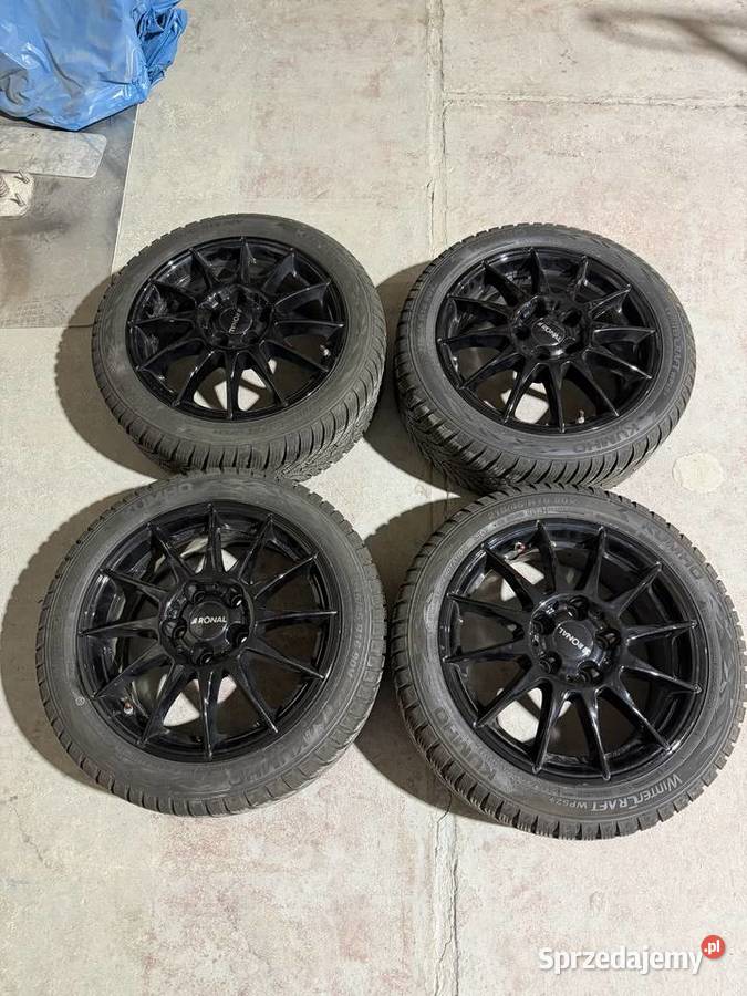 Koła zimowe 16 RONAL R54 5x1143 Kumho 21545 R16 Świnoujście