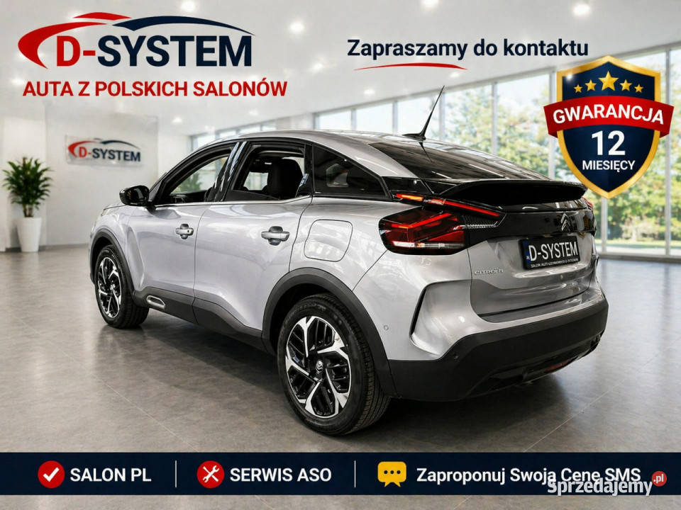 Citroen C4 2023 SHINE Salon Polska 1Właściciel ASR (kontrola trakcji) podlaskie Białystok