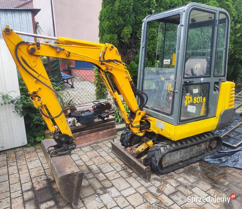 JCB 8014 sprawna minikoparka Yanmar 3cylindry Rok produkcji 1998 Zgierz