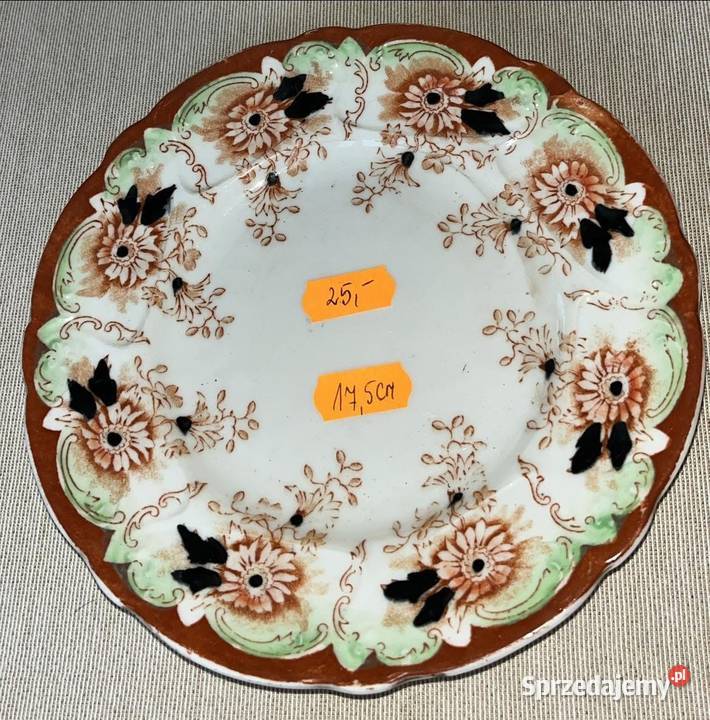 Angielski talerzyk deserowy Porcelana i szkło sprzedam