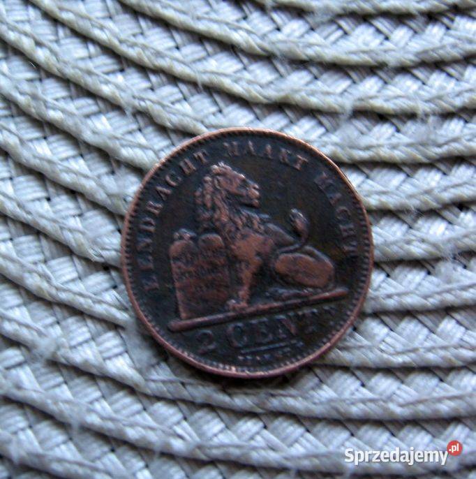 Belgia 2 Centy 1911r DER Kalisz