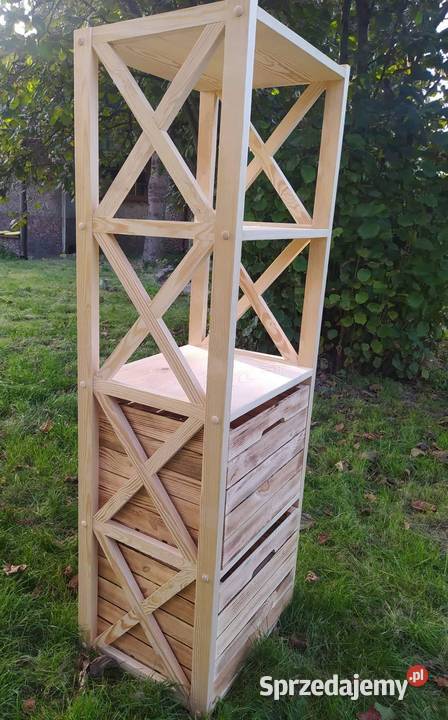 Regał przedpokój salon z wkładami 150x50x40 z Chełmża