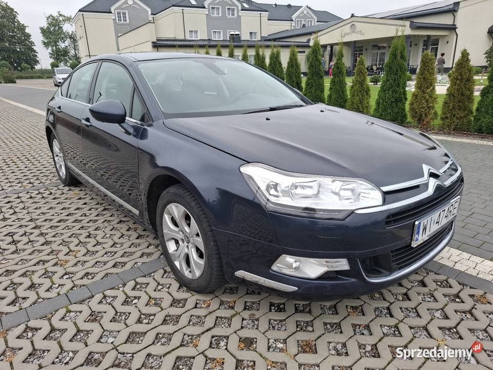 Citroen C5 FL 20 HDI 163 LED navi nowy przegląd szary mazowieckie Belsk Duży sprzedam