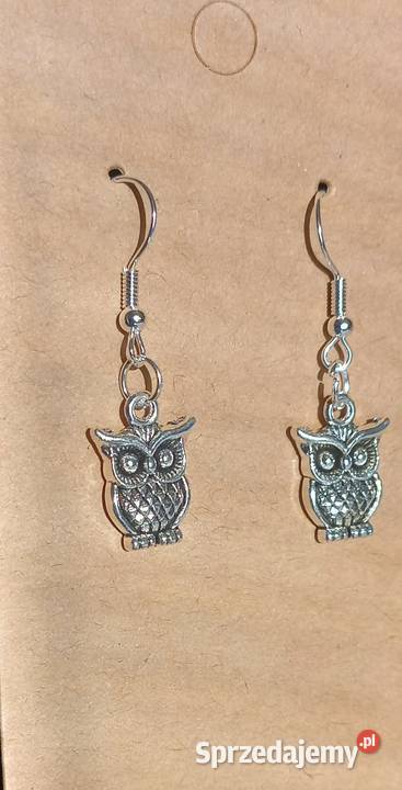 Kolczyki Sówki handmade Sosnowiec