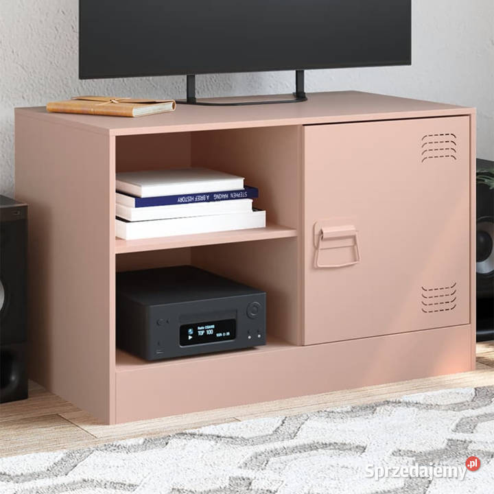 Szafka pod telewizor różowa 67x39x44 stalowa mazowieckie Warszawa