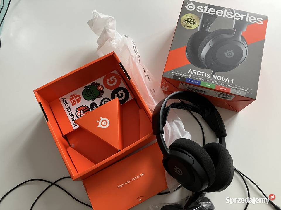 Słuchawki SteelSeries Arctis Nova 1 Kamera