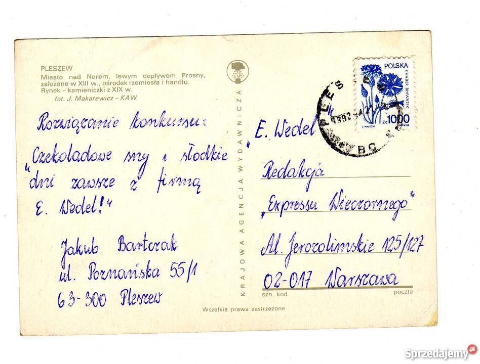 PLESZEW POCZTÓWKA Krynki