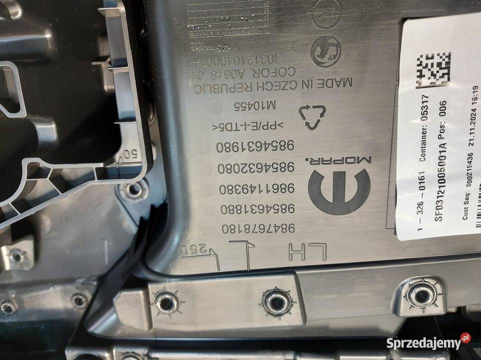 OPEL Grandland II Tapicerka drzwi przód lewa dolnośląskie