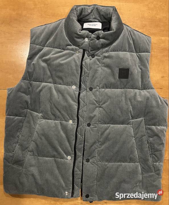 Kamizelka sztruksowa XL ciepła z puchu