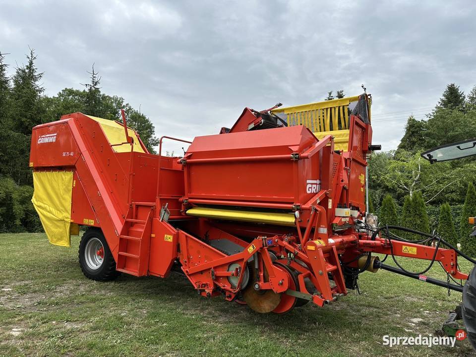 Kombajn GRIMME 7540 SE z Austrii Do ziemniaków i warzyw Rolnictwo Miechów