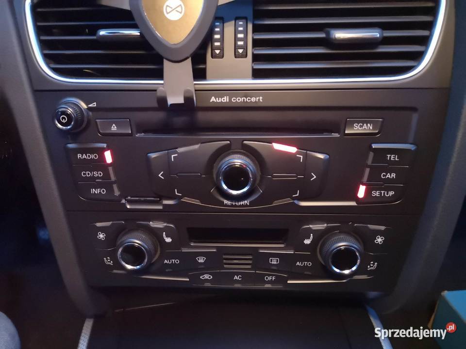 Audi Concert menu Kije