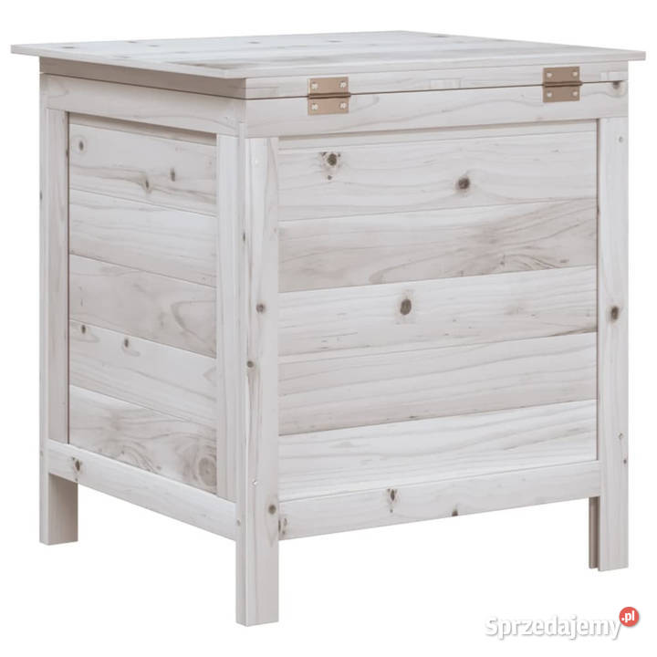 Skrzynia ogrodowa biała 50x49x565 lite drewno sprzedam