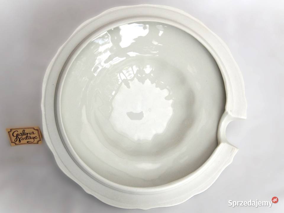 Porcelanowa waza na zupę Tielsch Wałbrzych biała Lublin sprzedam