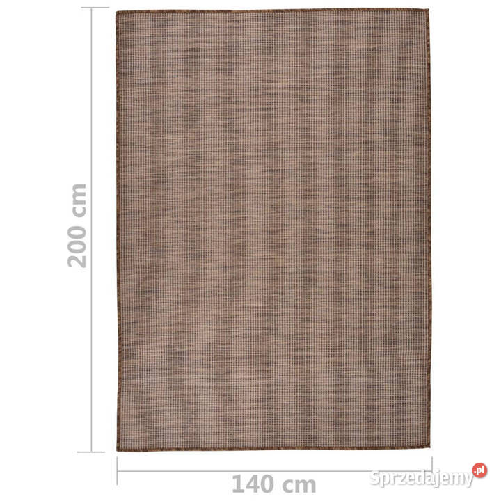 Dywan zewnętrzny o płaskim splocie 140x200 Warszawa