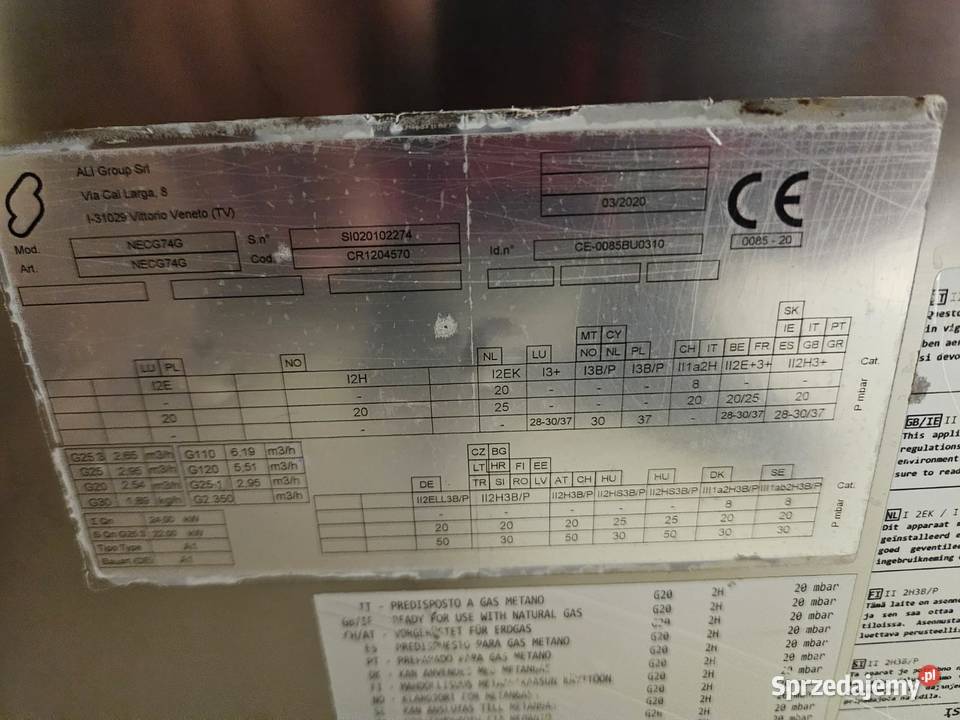 Kuchnia gazowa 4 palnikowa 800x730x900 SILKO Gastronomia śląskie