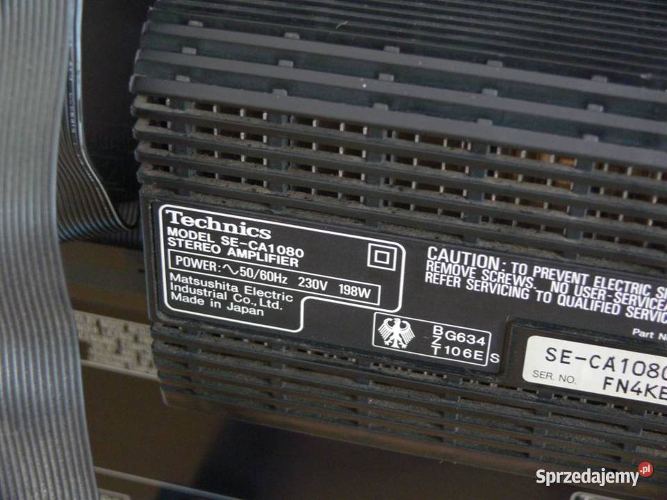 Wieża Technics SACA1080 pilot WYSYŁKA Jasło