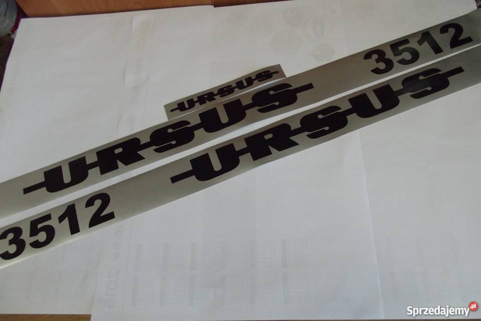 Emblematy maski silnika URSUS 3512 KOMPLET Ursus