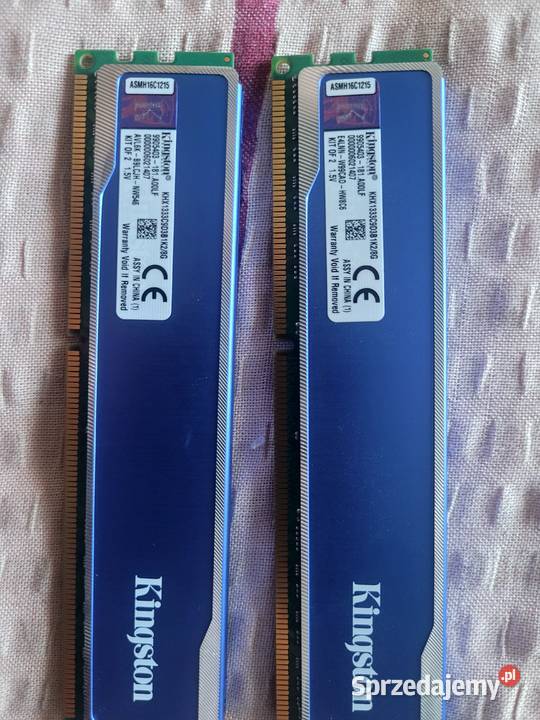 Pamięć ram 8gb 2x4gb Kingston HyperX Blu wielkopolskie Zagórów