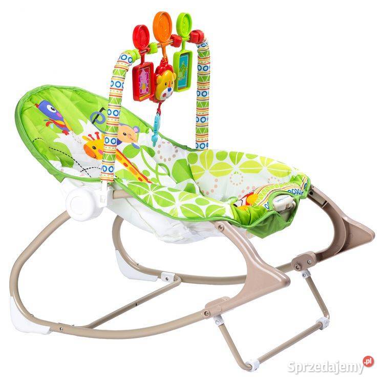 Leżaczek bujaczek fotelik 3w1 wibracje Ecotoys Leżaczek Leżaczki i huśtawki sprzedam