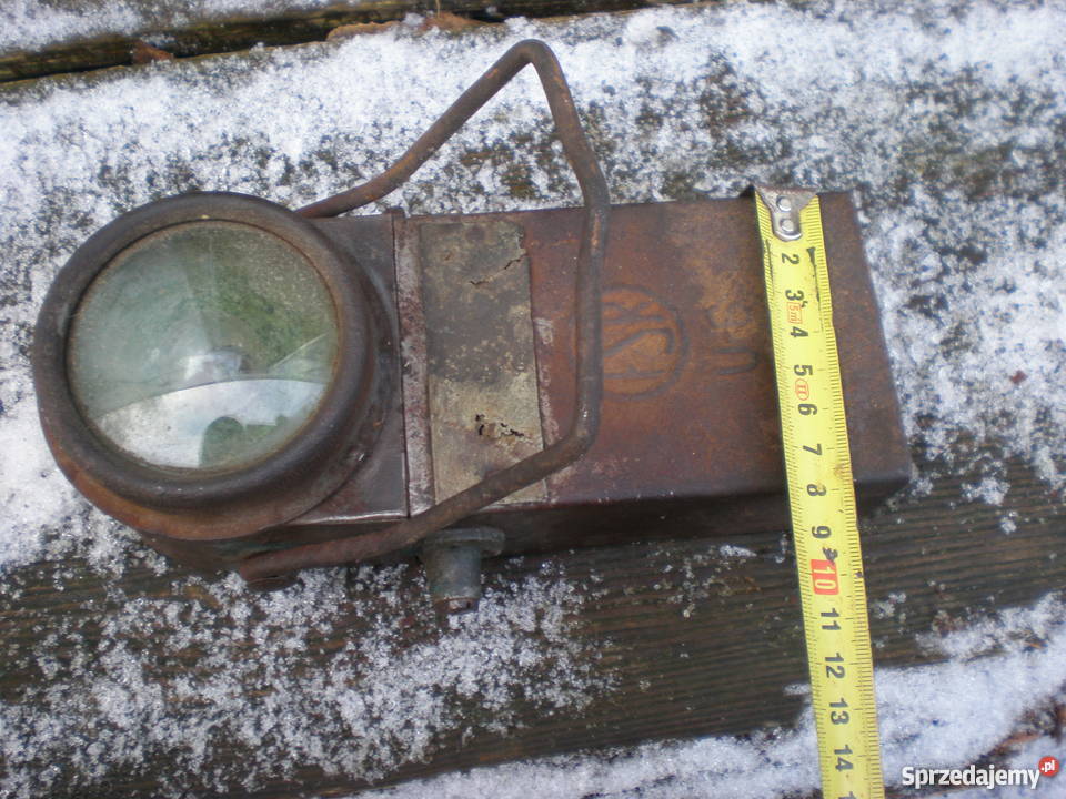 PKPKolekcjonerska metalowa lampa z akumulatorem lubuskie