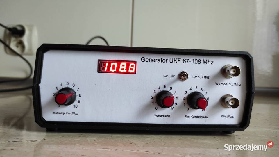 Generator UKF 64Mhz108Mhz z Miernikiem Świętochłowice