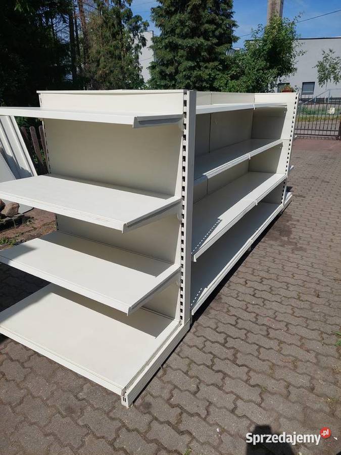 Gondola sklepowa z regałami szczytowymi 170 Białystok