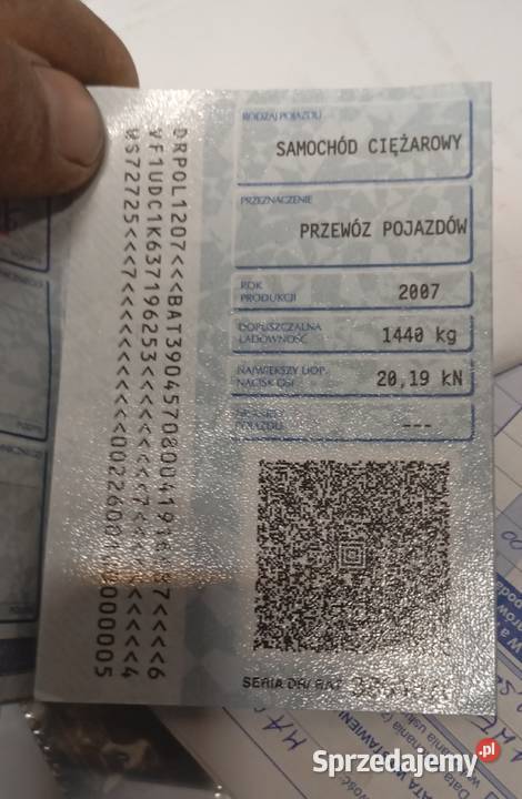 Master 2007 r autolaweta Skoroszyce sprzedam