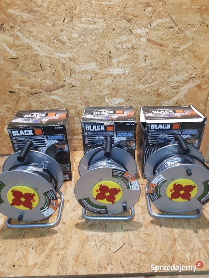 Przedłużacz bębnowy ogrodowy Black 25 m 4 gn Elektryczne Głogowa sprzedam