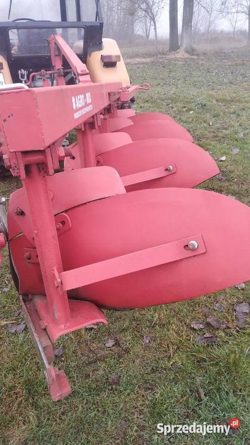 Pług AgroMix 4 skiby 4x40 nieuszkodzony Przyłęk