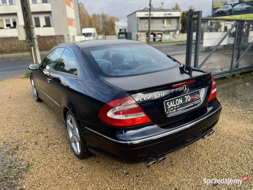 Mercedes CLK 320 32 Zarejestrowany Automat Skóry śląskie Częstochowa