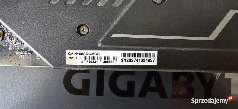 Gigabyte GeForce GTX 1660 SUPER OC 6GB Kraków