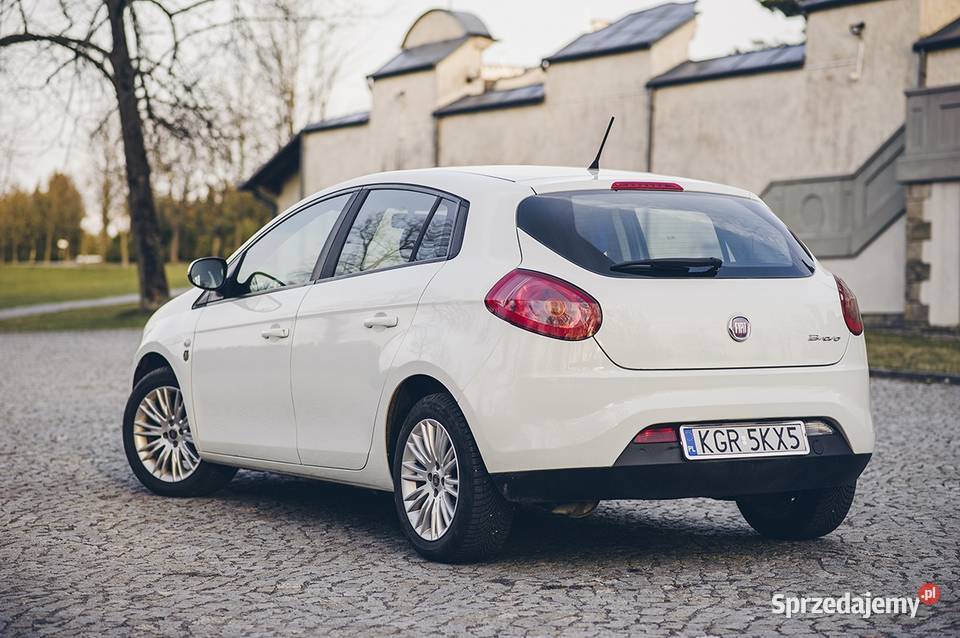 FIAT Bravo 2 biały 2012 przebieg 102700 ASR (kontrola trakcji) Gorlice