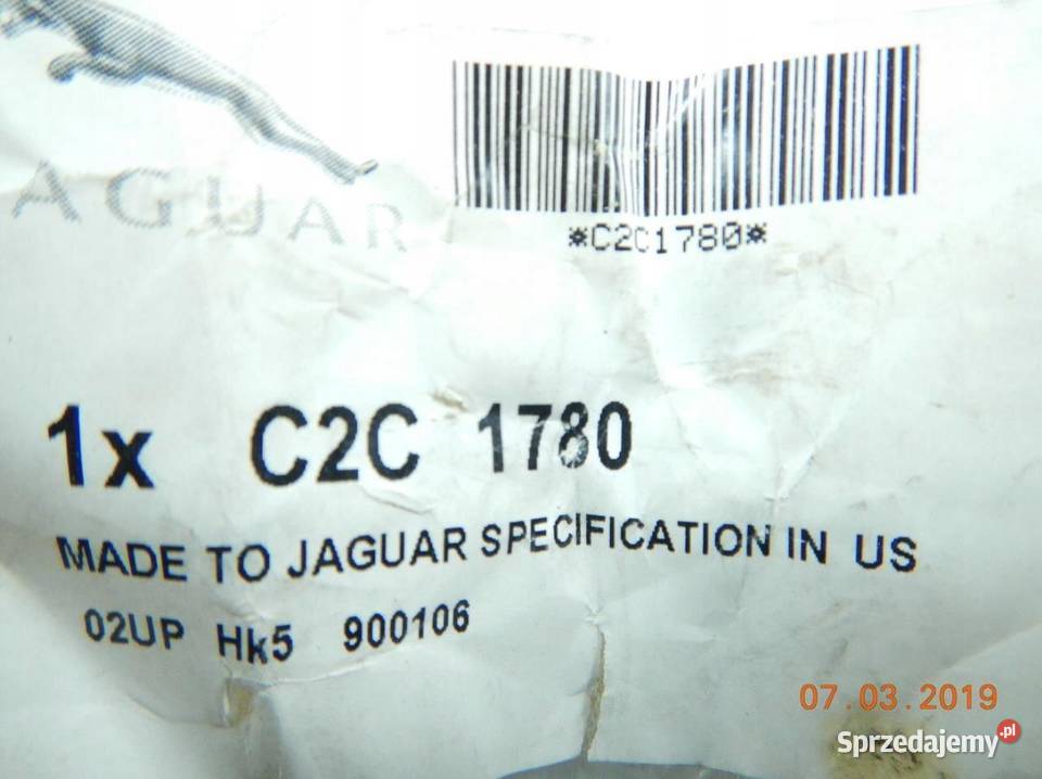 USZCZELNIACZ SKRZYNI JAGUAR STYPE 0308 Uszczelki i uszczelniacze