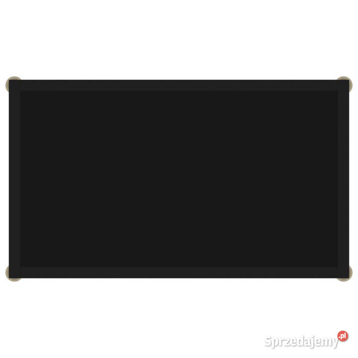 Stolik konsolowy czarny 60x35x75 szkło hartowane mazowieckie Warszawa