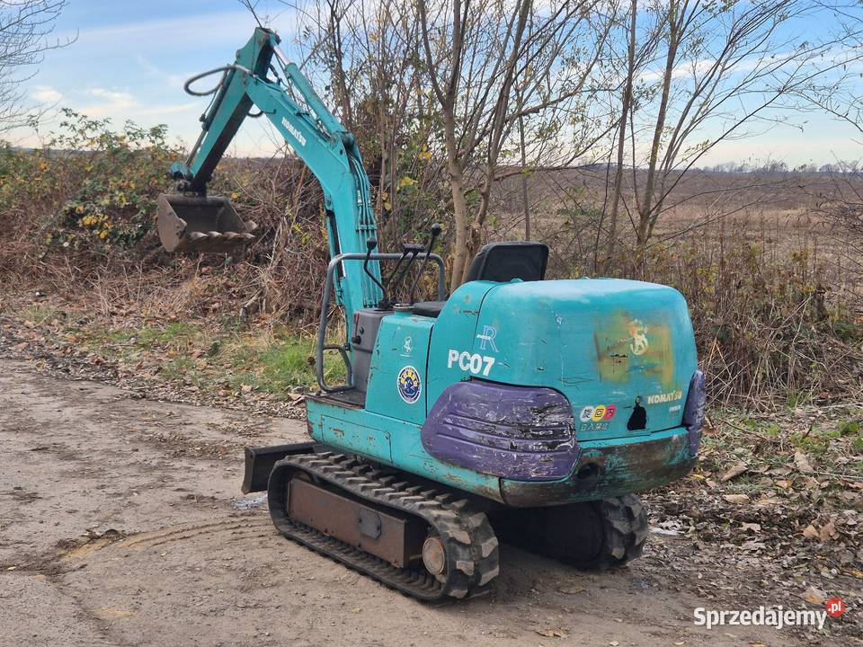 Koparka KOMATSU PC07 dolnośląskie Małuszyn