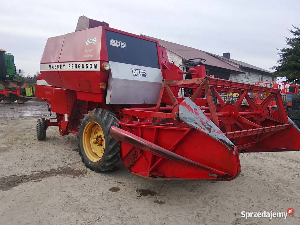 Kombajn zbożowy Massey Ferguson 206 w oryginale