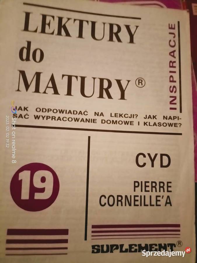 Cyd analizy lektury szkolne do matury unikat Warszawa
