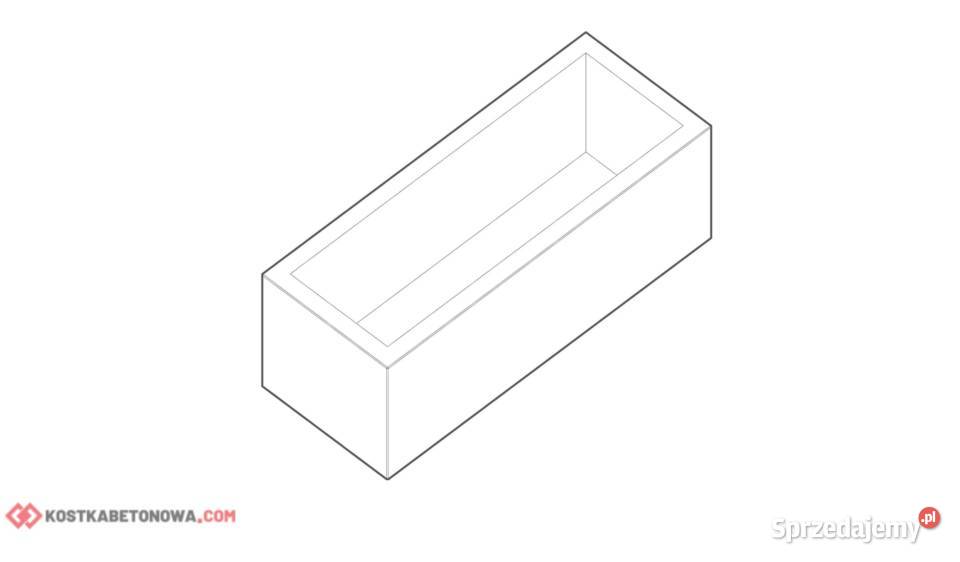 Betonowa Donica Lungo 180 Wrocław