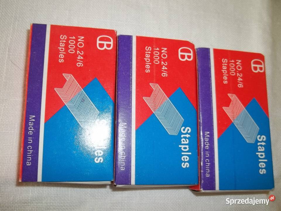 Zszywki biurowe stalowe 266 Łódź