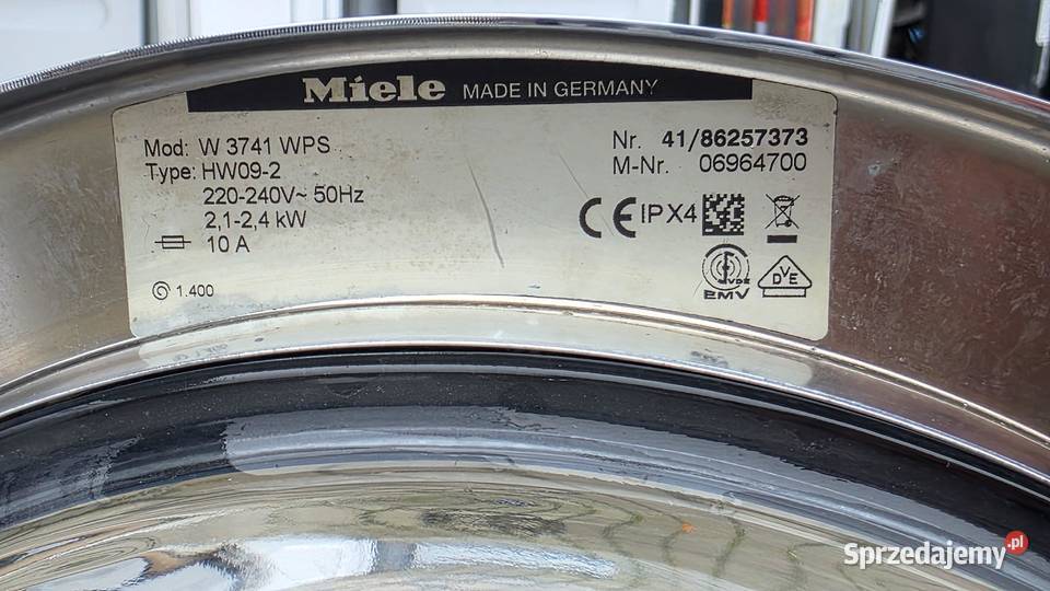 Pralka Miele W 3741 WPS Softtronic 1400 obrmin 6 wolnostojące Wrocław sprzedam