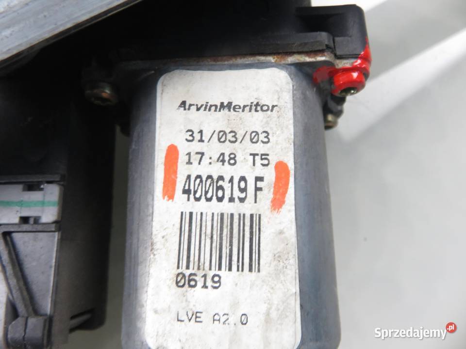 PODNOŚNIK SZYBY LEWY PRZEDNI CITROEN C3 I Mechanizmy opuszczania szyb