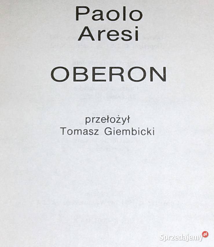 Oberon Paolo Aresi Pozostałe Chełm