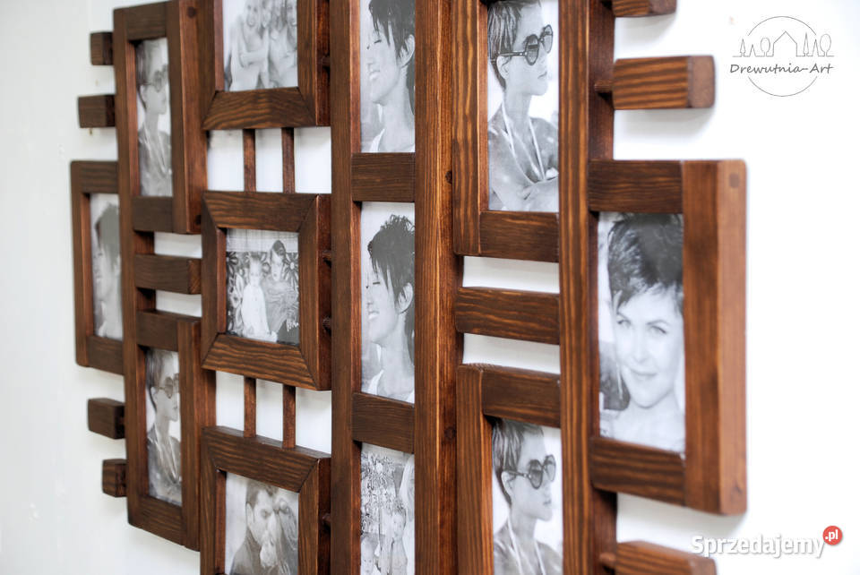 Galeria Multirama z drewna Ramka na zdjęcia Foto Gdańsk